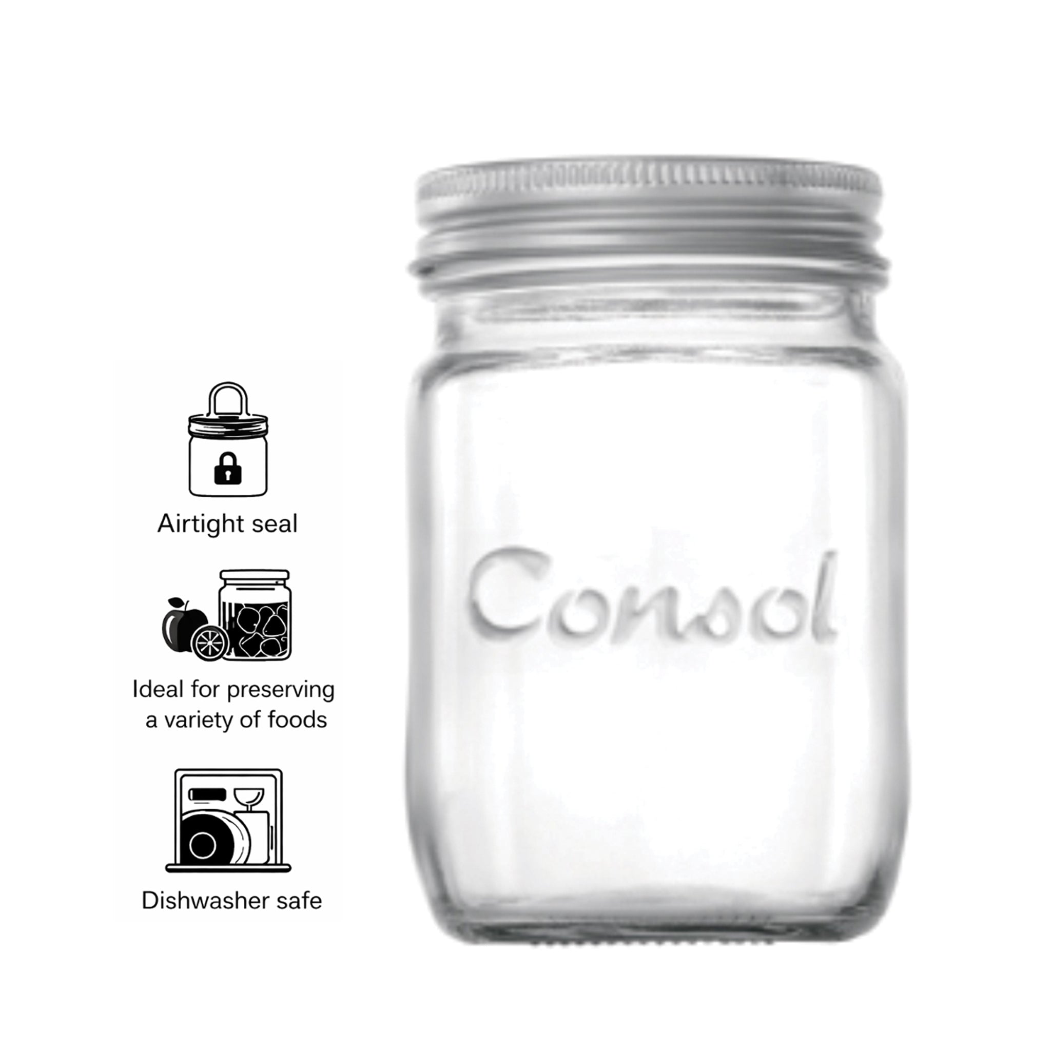 CONSOL PRESERVE JAR, 1L