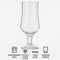 REGENT BLOOM STEMMED BEER GLASS, (370ML)