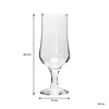 REGENT BLOOM STEMMED BEER GLASS, (370ML) BULK