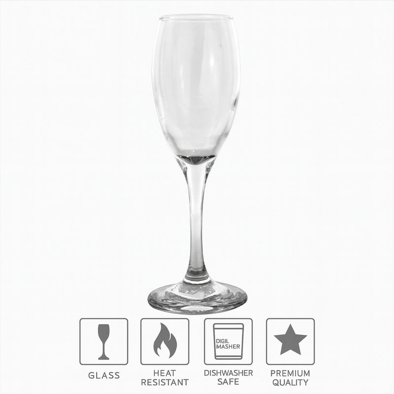 REGENT MANHATTAN STEMMED FLUTE, (175ML)