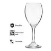 REGENT MANHATTAN STEMMED WHITE WINE GLASS, 250ML