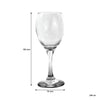 REGENT MANHATTAN STEMMED WHITE WINE GLASS, 250ML