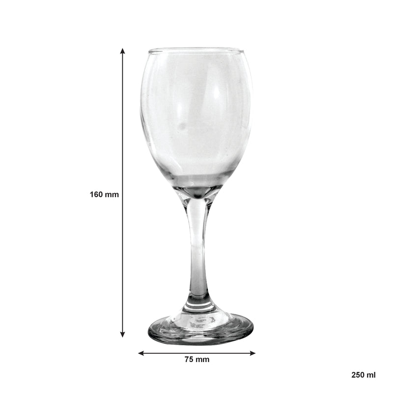 REGENT MANHATTAN STEMMED WHITE WINE GLASS (250ML) BULK