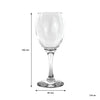 REGENT MANHATTAN STEMMED RED WINE GLASS, 300ML