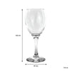 REGENT MANHATTAN STEMMED RED WINE GLASS, (310ML)