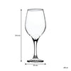 REGENT SUPERIOR STEMMED RED WINE GLASS, 490ML