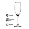 REGENT SUPERIOR STEMMED FLUTE CHAMPAGNE GLASS, 190ML
