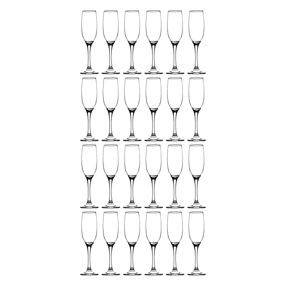 REGENT SUPERIOR STEMMED FLUTE CHAMPAGNE GLASS, 190ML
