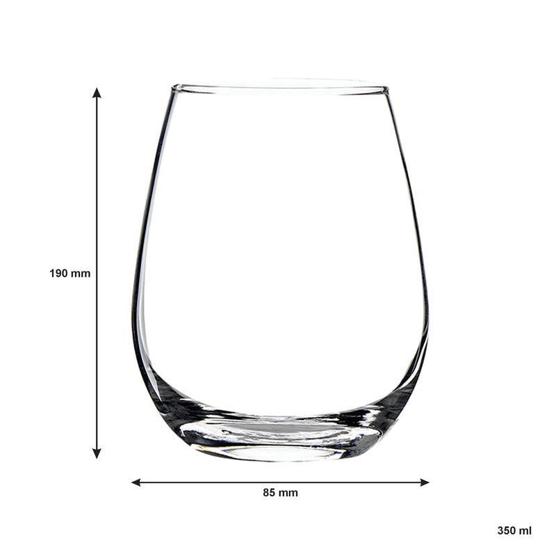REGENT FREESIA STEMLESS TUMBLER, (350ML) BULK
