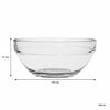 REGENT STACKING GLASS BOWL, 240ML