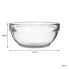 REGENT STACKING GLASS BOWL, 1L - use 27234