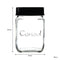 CONSOL JAR WITH NEW ASSORTED COLOURED LIDS, 500ML (120X90MM DIA)