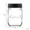 CONSOL JAR WITH NEW ASSORTED COLOURED LIDS, 500ML (120X90MM DIA)