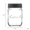 CONSOL JAR WITH NEW ASSORTED COLOURED LIDS, 1LT (167X102MM DIA)