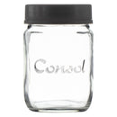 CONSOL JAR WITH NEW ASSORTED COLOURED LID, 250ML (105X69MM DIA)