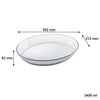 MARINEX OVAL BAKING DISH, 2.4L