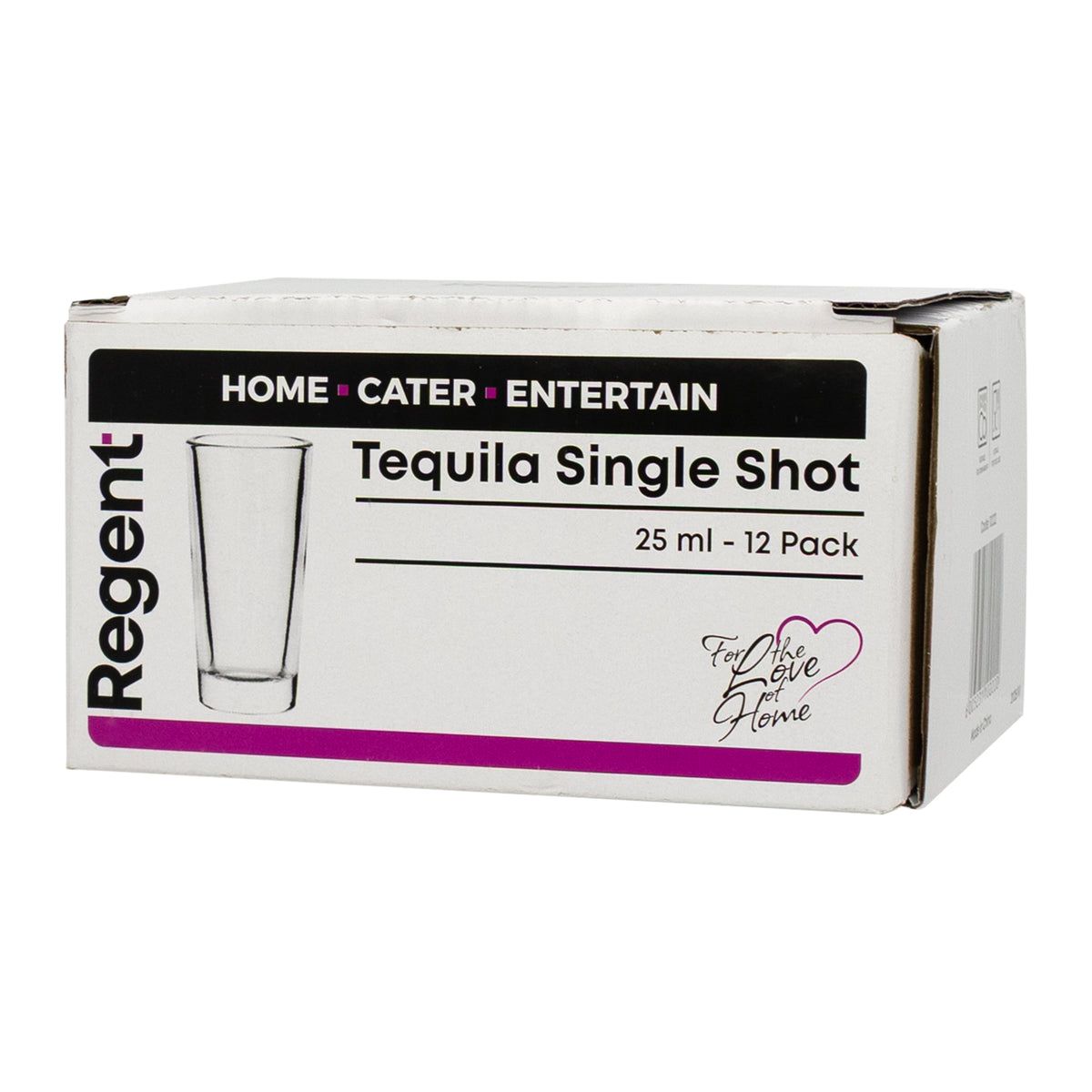 REGENT TEQUILA SHOOTER GLASSES 25ML, 12PK