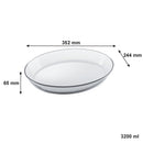 MARINEX OVAL BAKING DISH, 3.2LT (352X244X65MM)