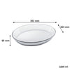 MARINEX OVAL BAKING DISH, 3.2LT (352X244X65MM)