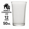 REGENT TALL HOT SHOT TOT GLASSES 12PK, 50ML