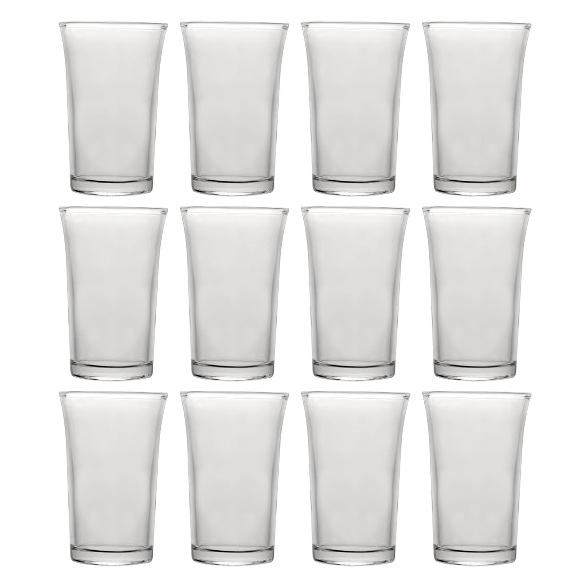 REGENT TALL HOT SHOT TOT GLASSES 12PK, 50ML
