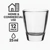 REGENT SINGLE TOT GLASSES 12PK, 25ML
