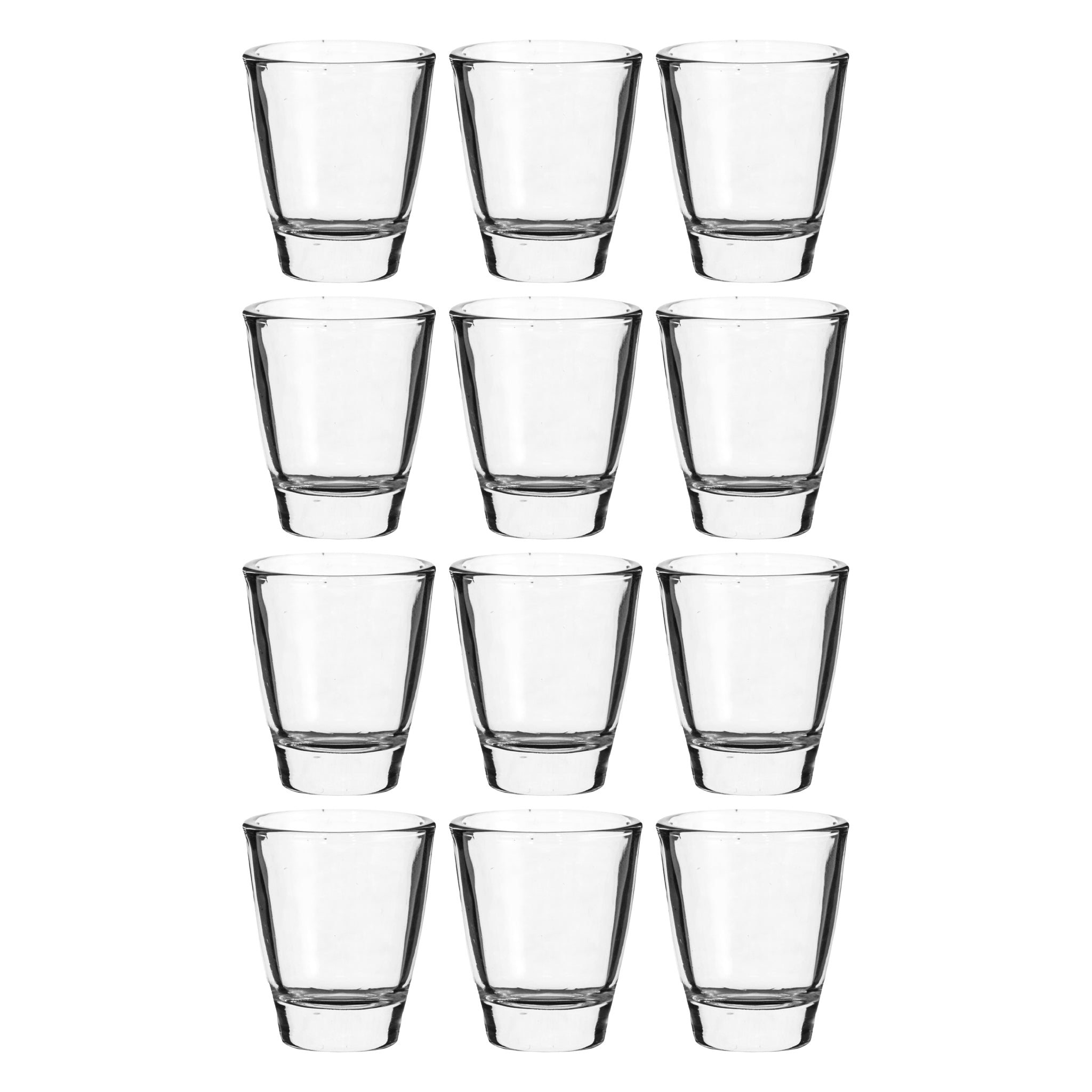REGENT SINGLE TOT GLASSES 12PK, 25ML