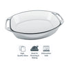 MARINEX SELETTA MEDIUM OVAL ROASTER WITH HANDLES, 3.2L