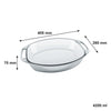 MARINEX SELETTA LARGE OVAL ROASTER WITH HANDLES, 4.2L