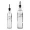 CONSOL ROUND OLIVE OIL & VINEGAR BOTTLES WITH POURERS PRINTED, 250ML (285X50MM DIA)