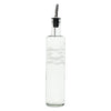 CONSOL ROUND PRINTED OLIVE OIL & VINEGAR BOTTLES WITH POURERS EA, 500ML