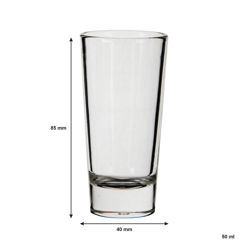 REGENT DOUBLE TEQUILA SHOOTER GLASS 12 PACK, (50ML)