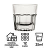 REGENT BOSTON SHOOTER GLASSES 12PK, 25ML
