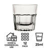 REGENT BOSTON SHOOTER GLASS 12 PACK, (25ML)