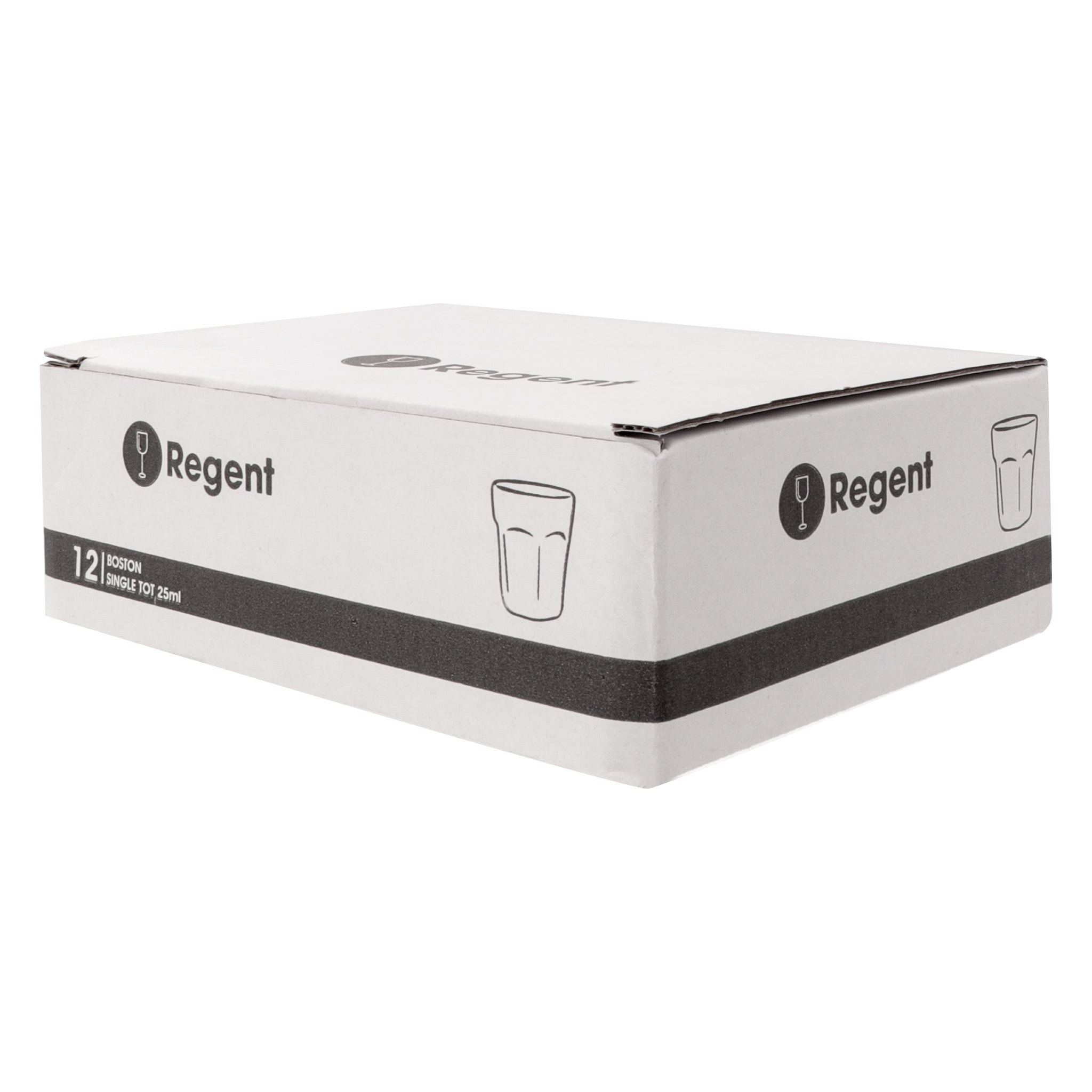 REGENT BOSTON SHOOTER GLASSES 12PK, 25ML