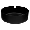 REGENT ASHTRAY ROUND STAINLESS STEEL BLACK FINISH, 100MM DIA