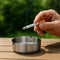 REGENT ASHTRAY ROUND STAINLESS STEEL, 100MM DIA