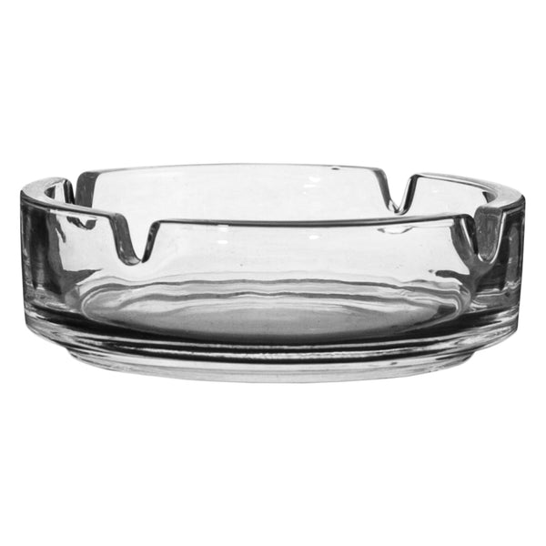 REGENT ASHTRAY CLUB ROUND GLASS STACKABLE - CATERING, (100MM DIAX35MM)