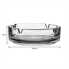 REGENT ASHTRAY CLUB ROUND GLASS STACKABLE - CATERING, 100MM DIA