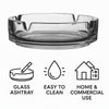 REGENT ASHTRAY CLUB ROUND GLASS STACKABLE - CATERING, 100MM DIA