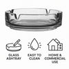 REGENT ASHTRAY CLUB ROUND GLASS STACKABLE - CATERING, 100MM DIA