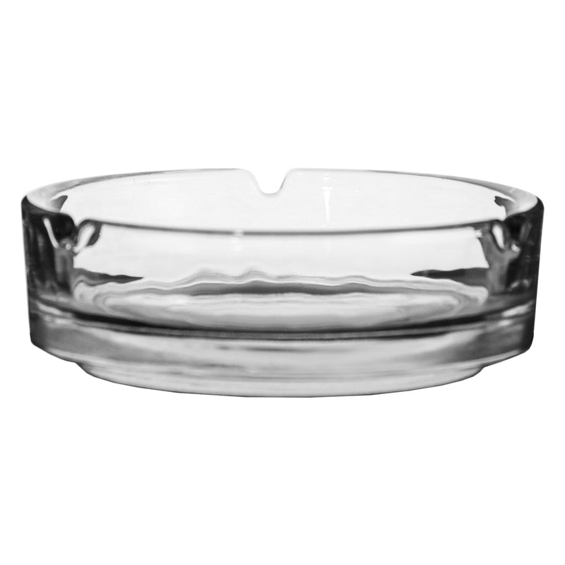 REGENT ASHTRAY CLUB ROUND GLASS STACKABLE 4 PACK, (100MM DIAX35MM)