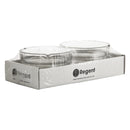 REGENT ASHTRAY CLUB ROUND GLASS STACKABLE 4 PACK, (100MM DIAX35MM)
