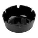 REGENT ASHTRAYS BLACK MELAMINE 4PK, 100MM DIA