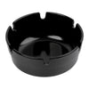 REGENT ASHTRAYS BLACK MELAMINE 4PK, 100MM DIA