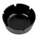 REGENT ASHTRAYS BLACK MELAMINE 4PK, 100MM DIA