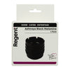 REGENT ASHTRAYS BLACK MELAMINE 4PK, 100MM DIA