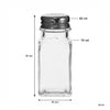 REGENT CLEOPATRA SALT & PEPPER GLASS SHAKERS 85ML, 2PK