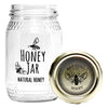 REGENT HONEY JAR WITH HONEY BEE PRINT, 352ML