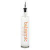 REGENT ROUND PRINTED OLIVE OIL & BALSAMIC BOTTLES WITH POURERS EA, 500ML